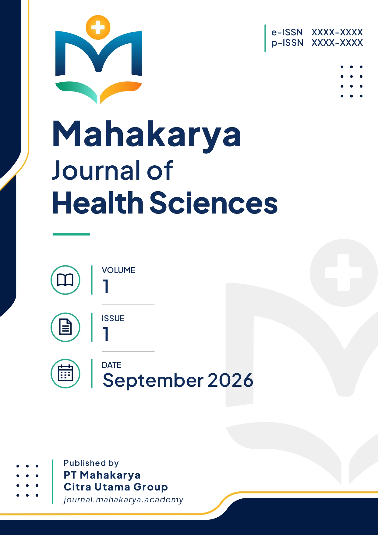 					View Vol. 1 No. 1 (2026): MJHS – September
				